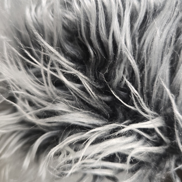 Y2k Charlotte Russe Penny Lane Faux Fur Trim Maxi Cardigan - Black (XS/S) - Picture 7 of 10